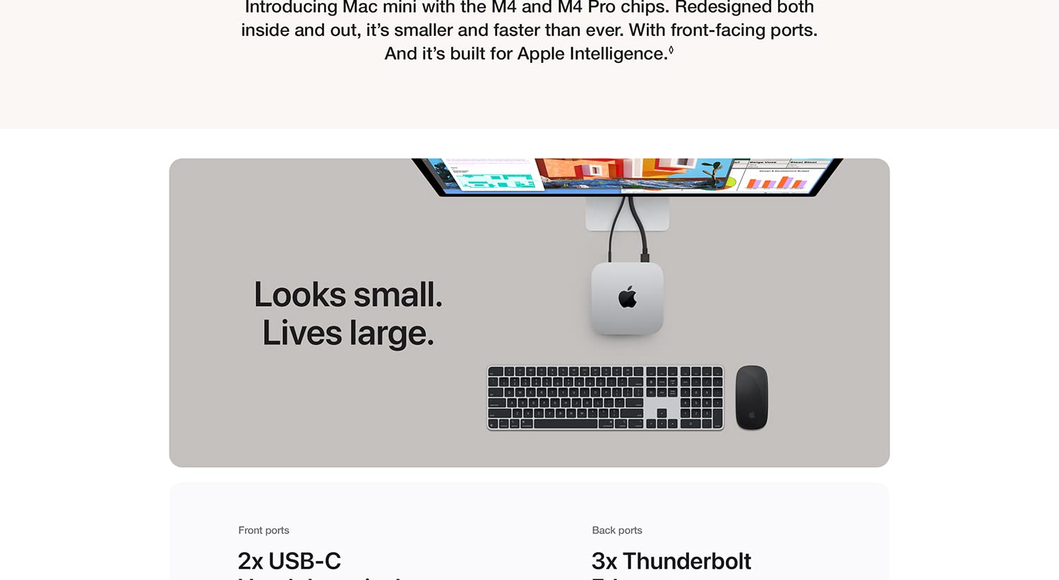 Apple Mac Mini Desktop M4