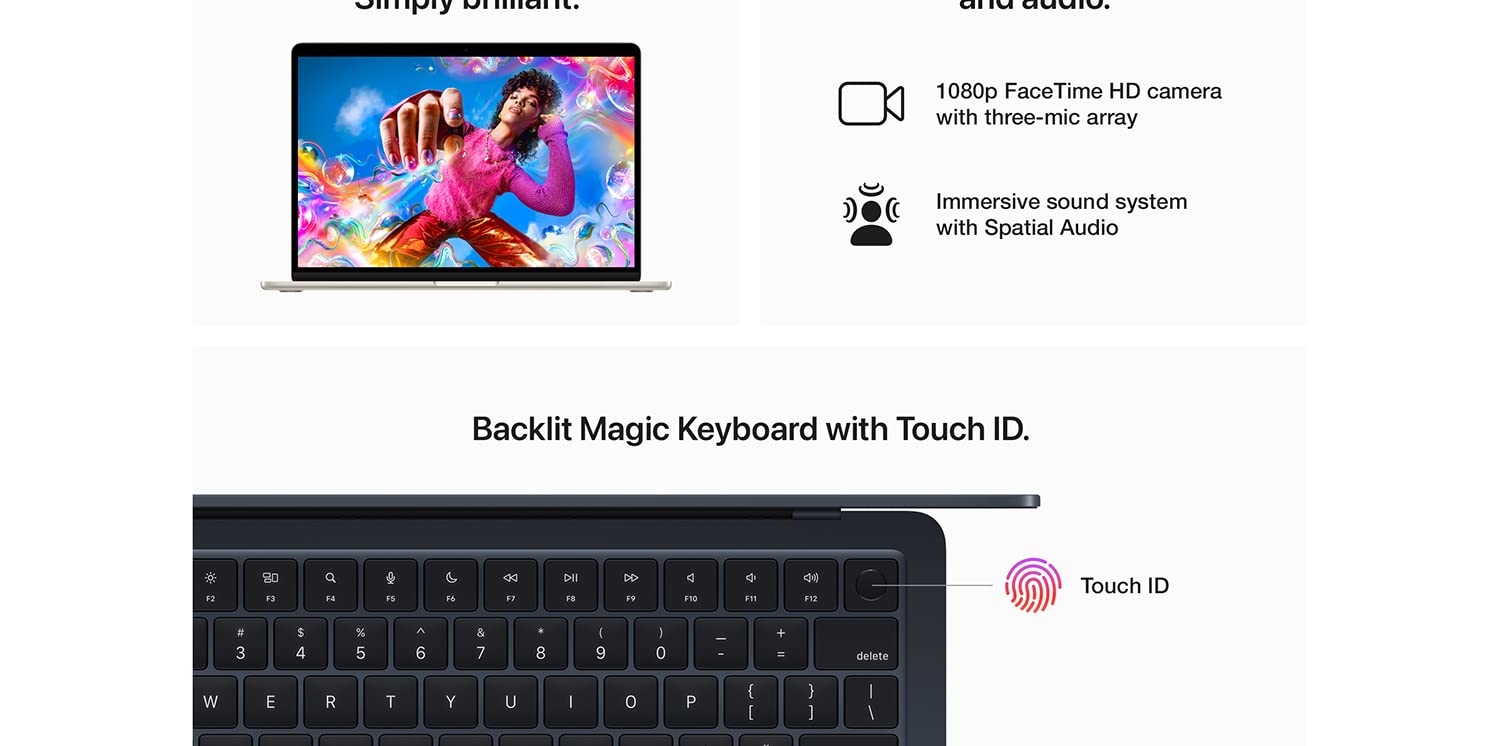 MacBook Air 13.6″ Laptop – Apple M2 chip -2022