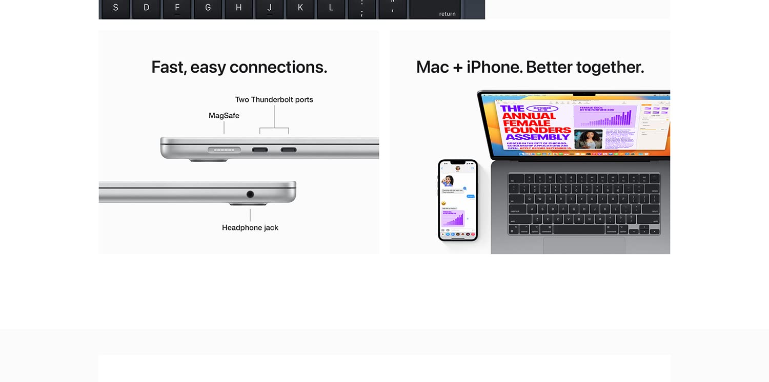 MacBook Air 13.6″ Laptop – Apple M2 chip -2022