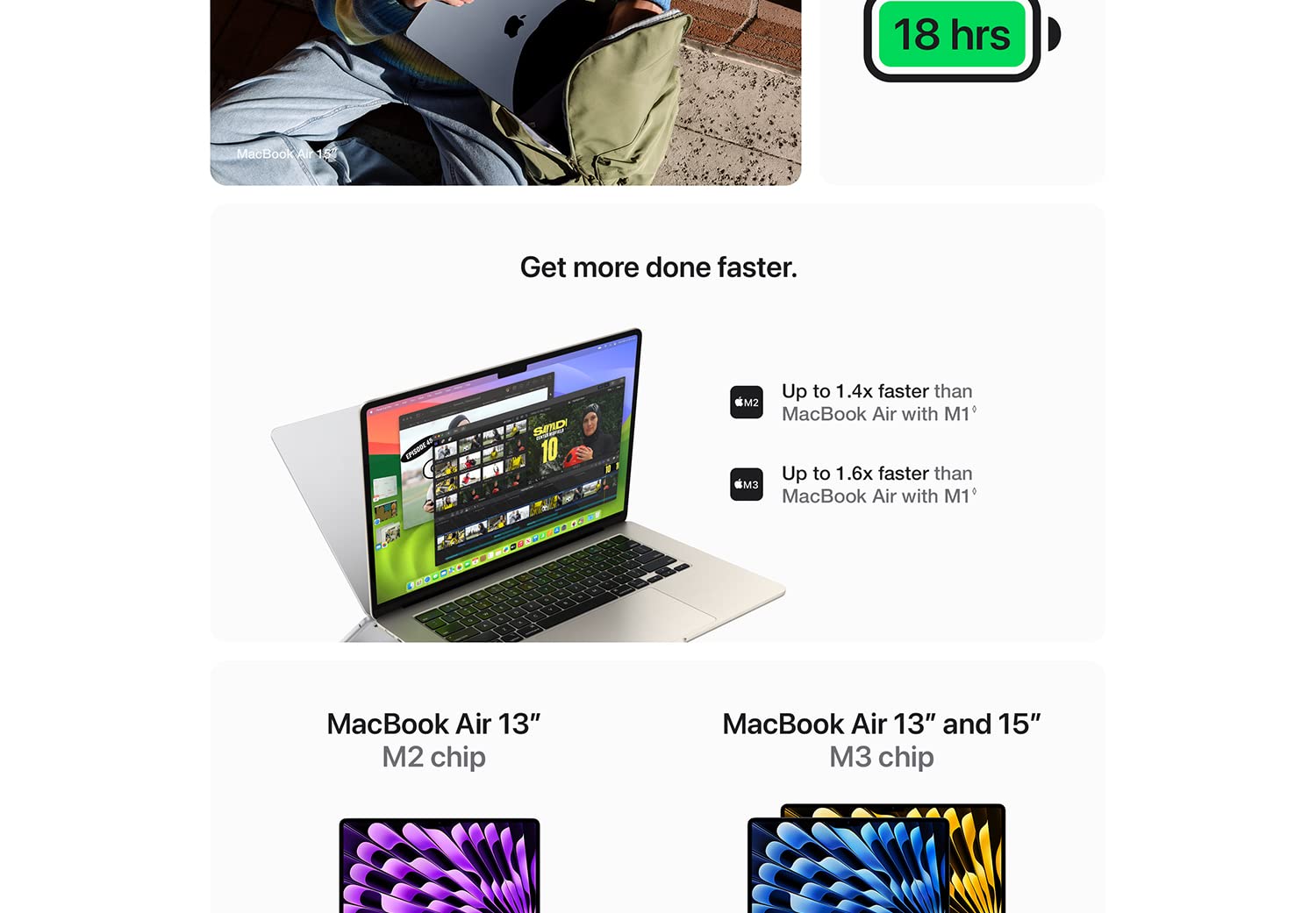 MacBook Air M3 2024 13.6-inch Laptop
