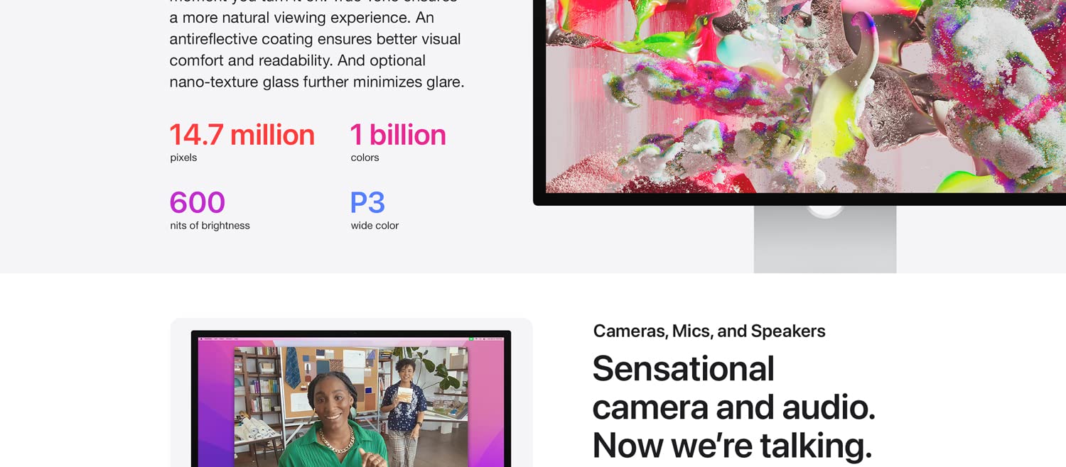 Apple Studio Display 27" 5K Retina Monitor