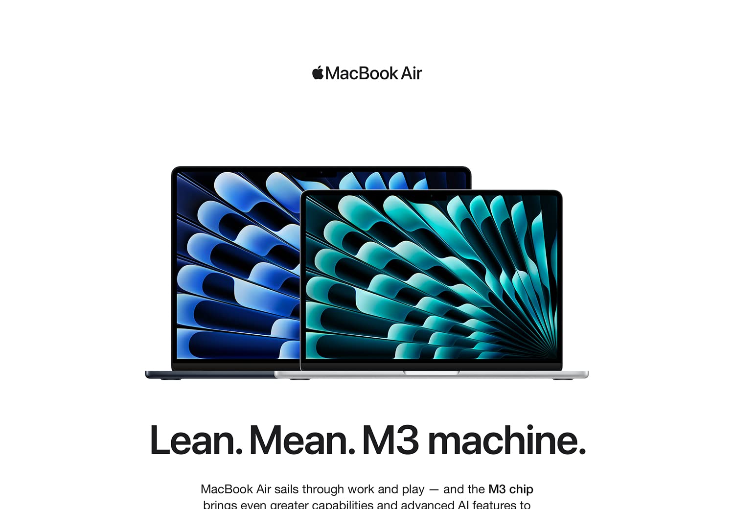 MacBook Air M3 2024 13.6-inch Laptop