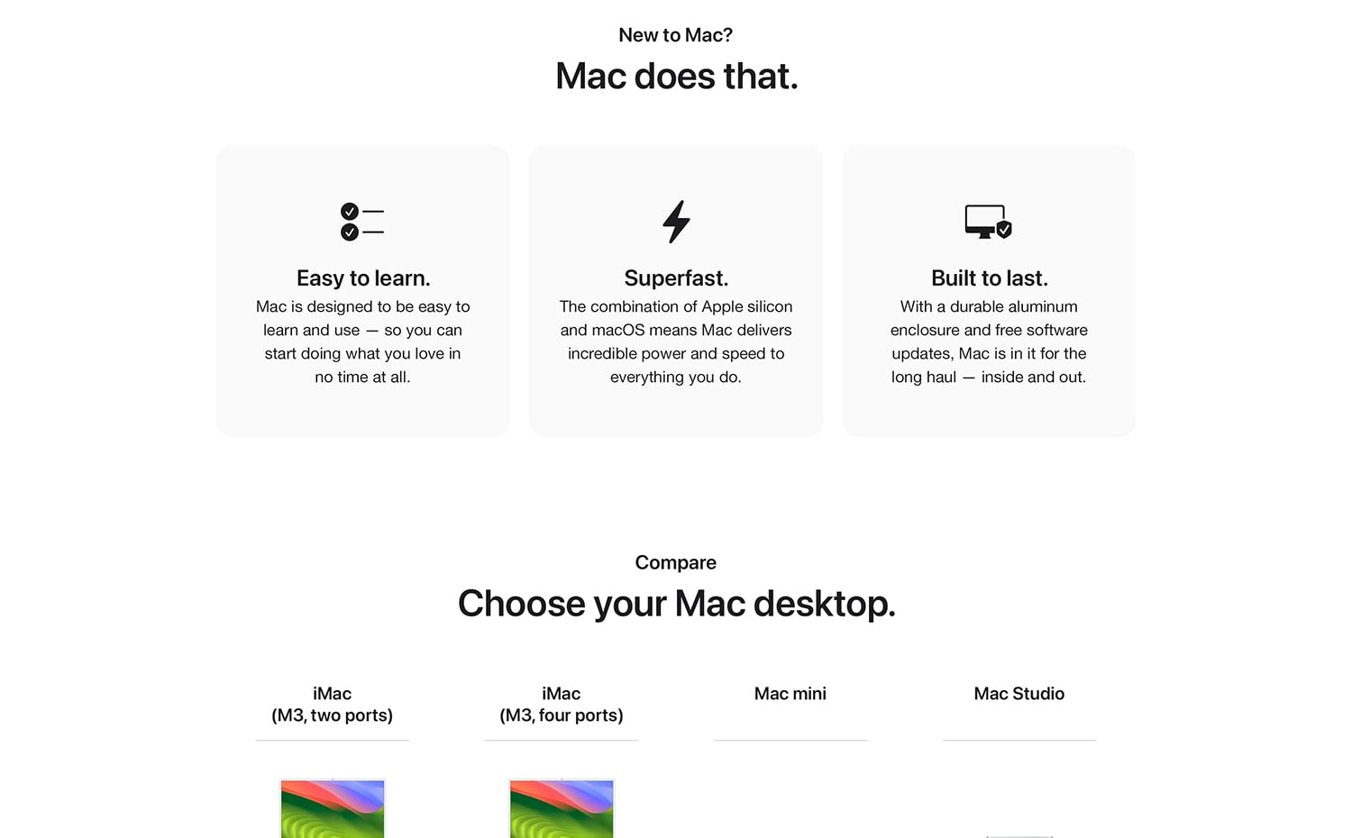 Apple iMac M3 chip