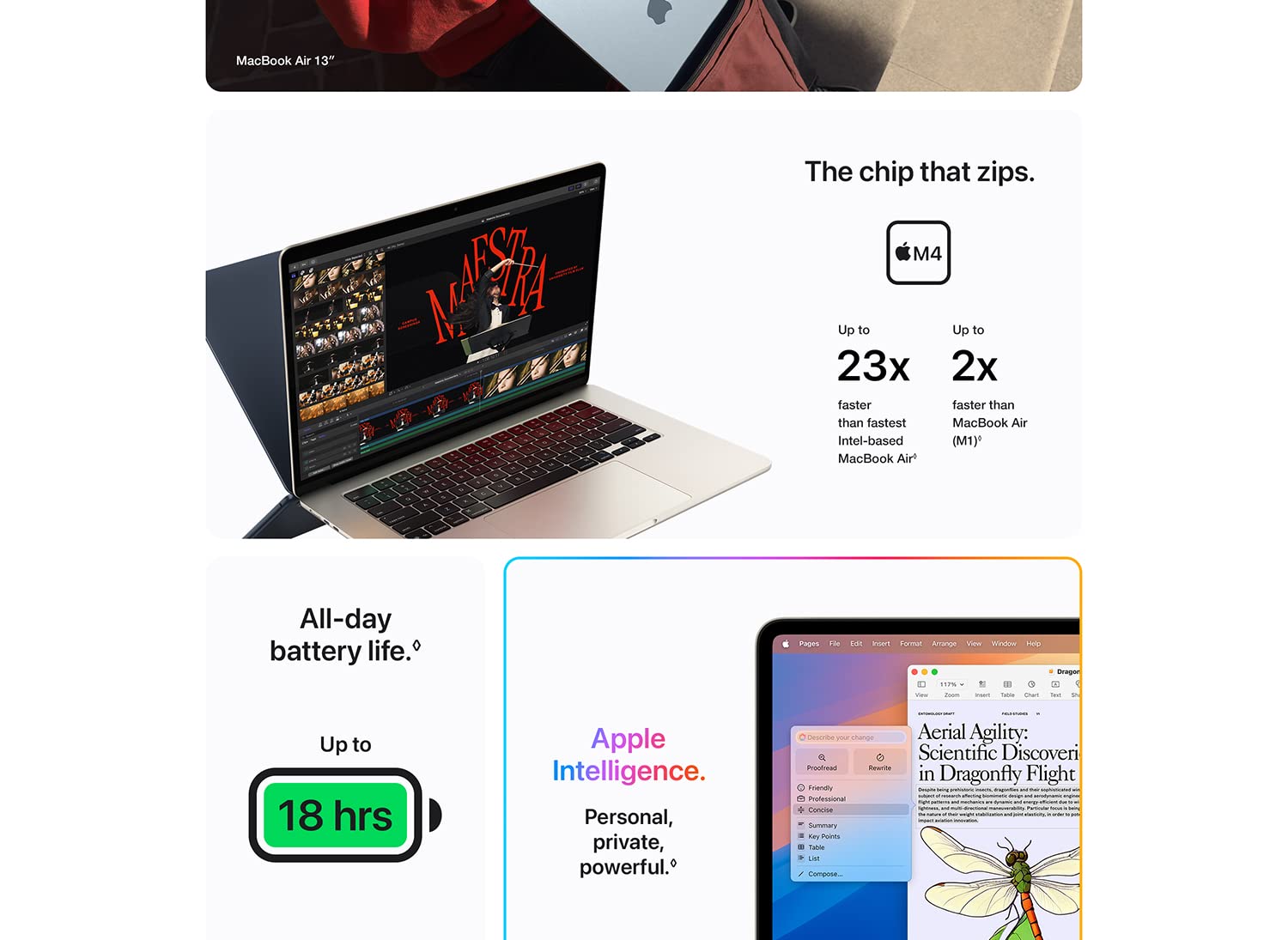 Apple 2025 MacBook Air 13-inch Laptop with M4 chip